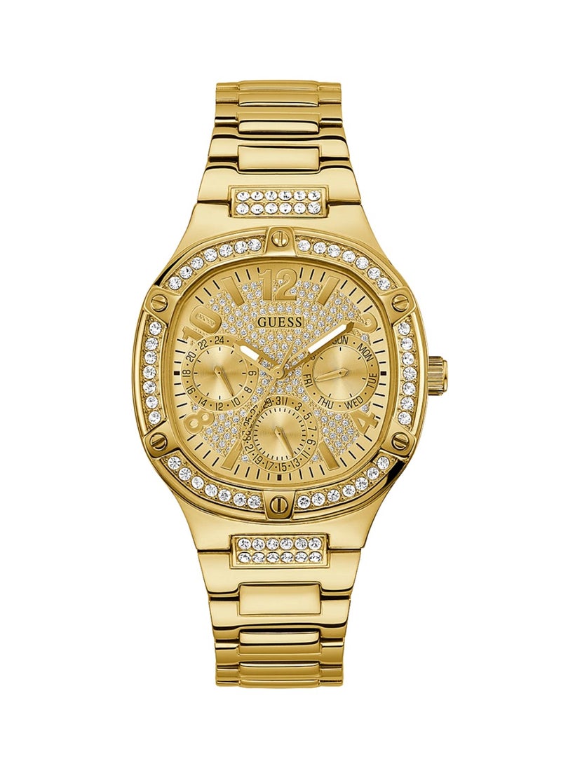 Duchess Women's Gold Square Dial Analog Stainless Steel Watch GW0558L2 - 40mm - Gold