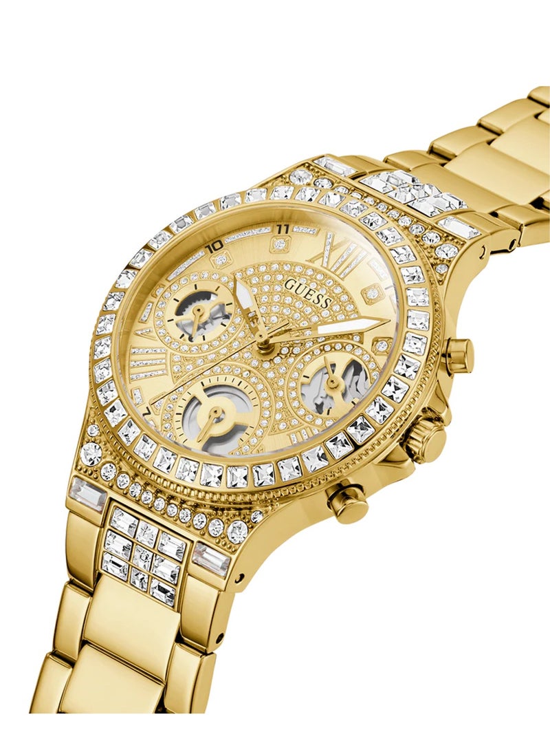 Moonlight Women's Gold Tone Multi-function Stainless Steel Watch GW0320L2 - 36mm - Gold