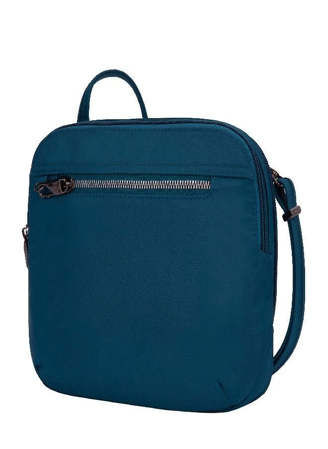 Women'S Anti-Theft Tailored E/W Organizer Travel Purse, Peacock, One Size