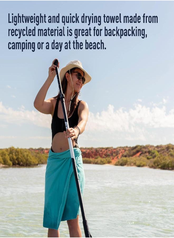To Summit Drylite Towel, Lightweight Camping And Travel Towel, Large (24 X 48 Inches), Sage Green