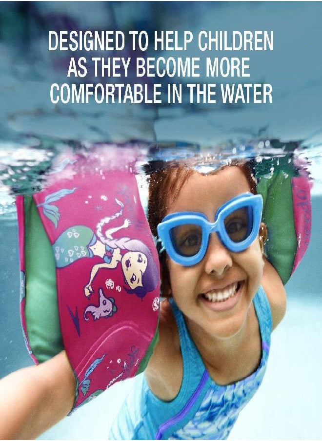Speedo Unisex-Child Swim Arm Bands Begin to Swim Orange/Blue, One Size