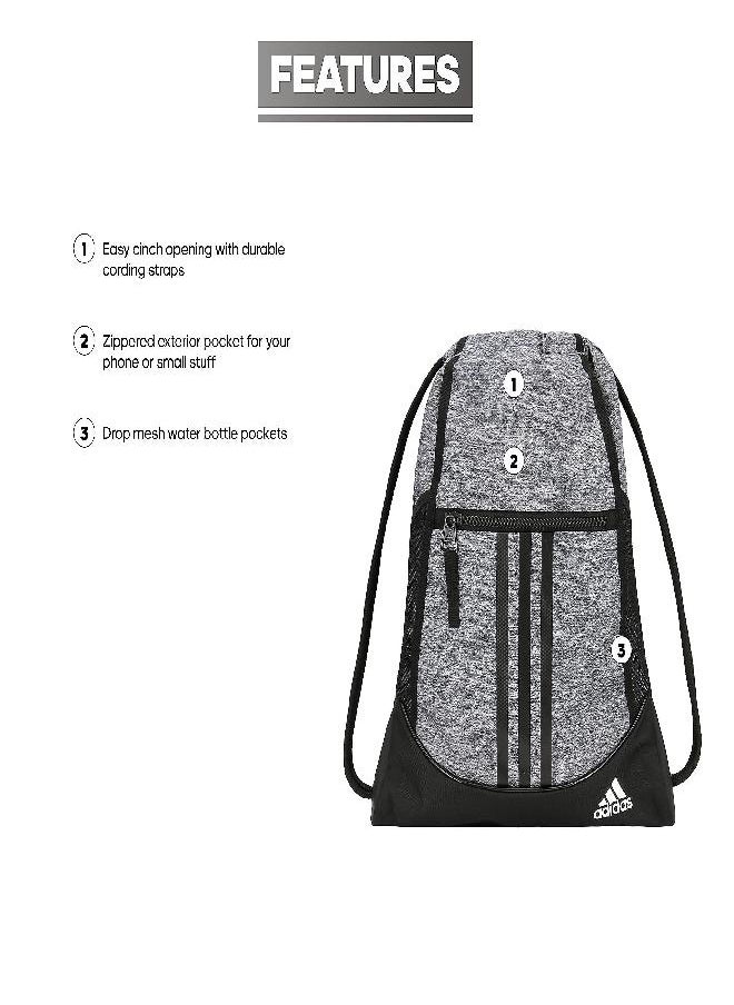 Alliance Ii Sackpack, Jersey Onix Grey/Black/White, One Size