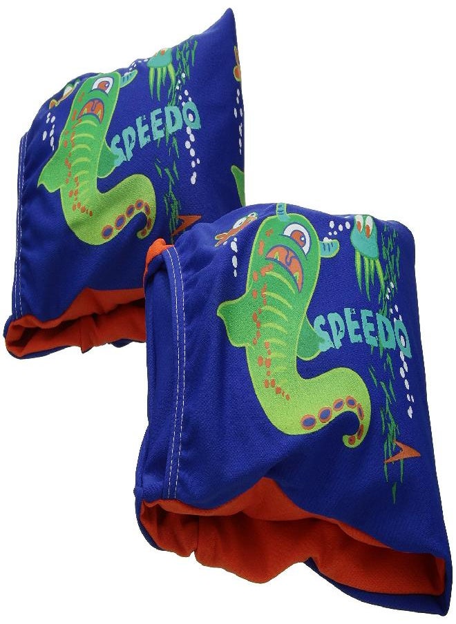 Speedo Unisex-Child Swim Arm Bands Begin to Swim, Sapphire Blue,One Size