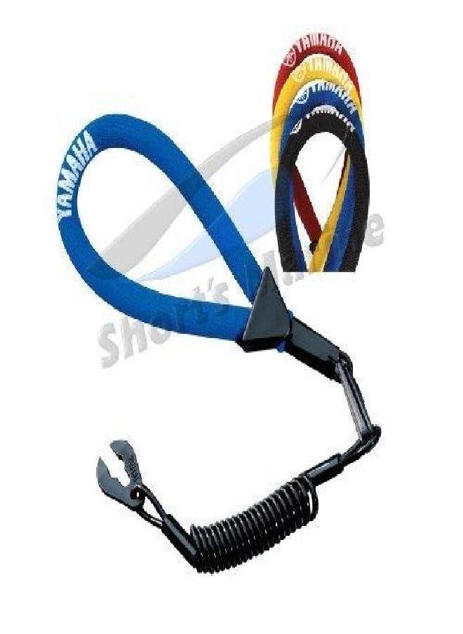 Yamaha OEM WaveRunner PWC Watercraft Floating Lanyard - Black MWV-LANCD-00-BK; MWVLANCD00BK by Yamaha
