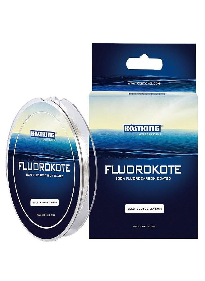 KastKing FluoroKote Fishing Line,17LB,150Yard