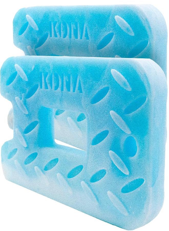 Blue Ice 2 Pound Ice Packs For Coolers - Long Lasting Design - Refreezable Reusable Cooler Ice Pack (2)