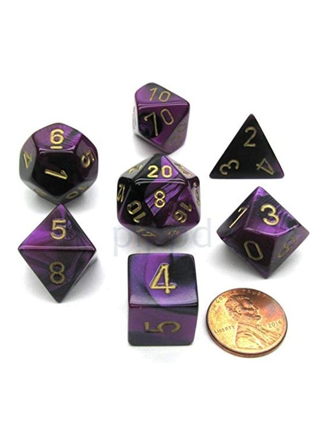 7-Piece Dice Gemini Set 3x2x1inch