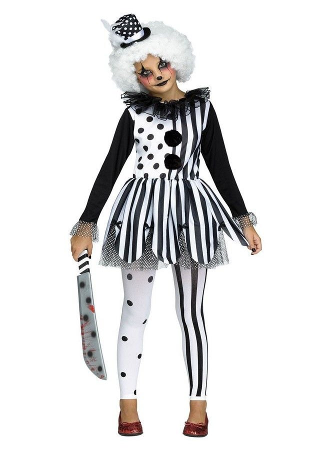 Killer Clown Girls Costume Large