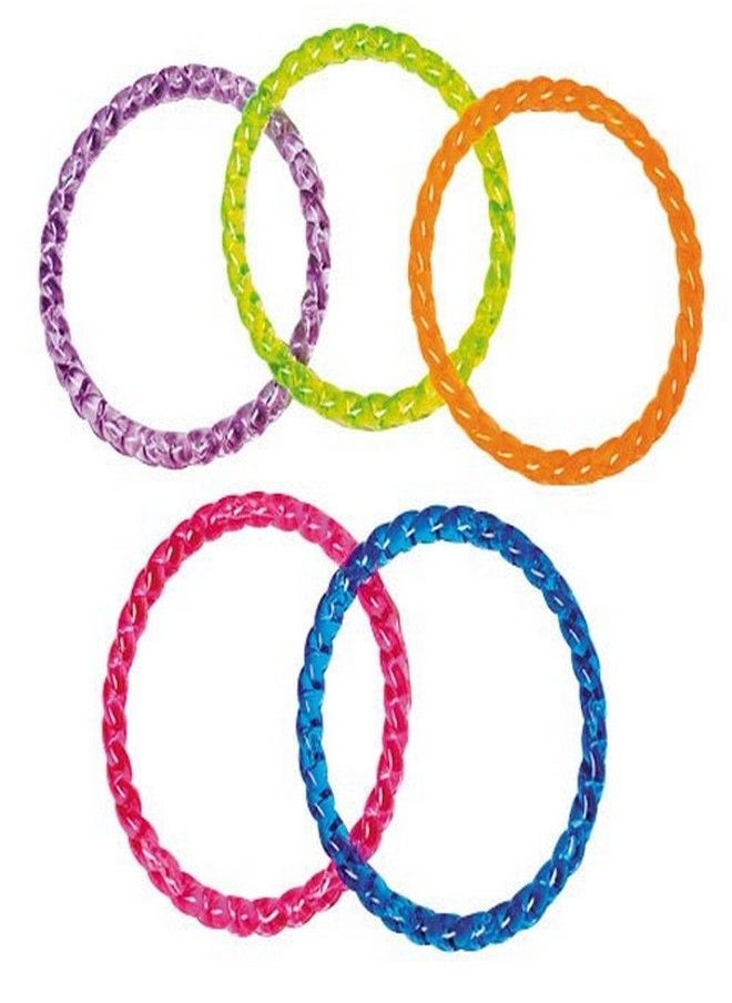 U.S. Toy Crystal Plastic Bangle Bracelets-24 Pieces, SS-UST-VL31