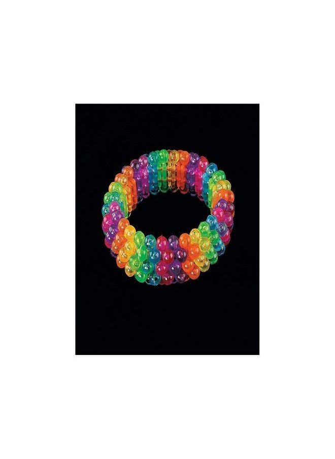 Fun Express Beaded Rainbow Bracelets - Jewelry - 12 Pieces