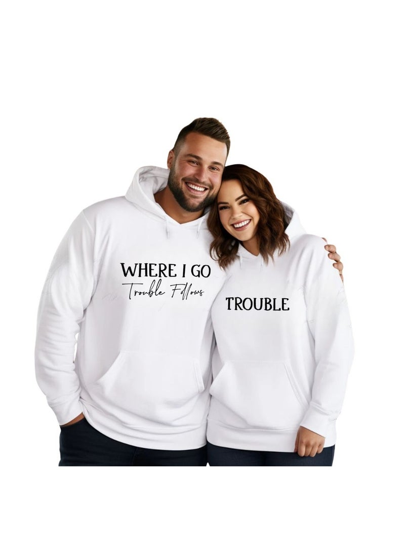 Valentines Day Couples Hoodies-Comfortable Hoodies For Boyfriend,Girlfriend,Husband Or Wife-Cute Outfits For Valentine's Day