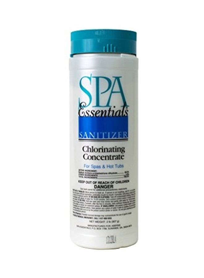 SPA Essentials Sanitizer White/Blue