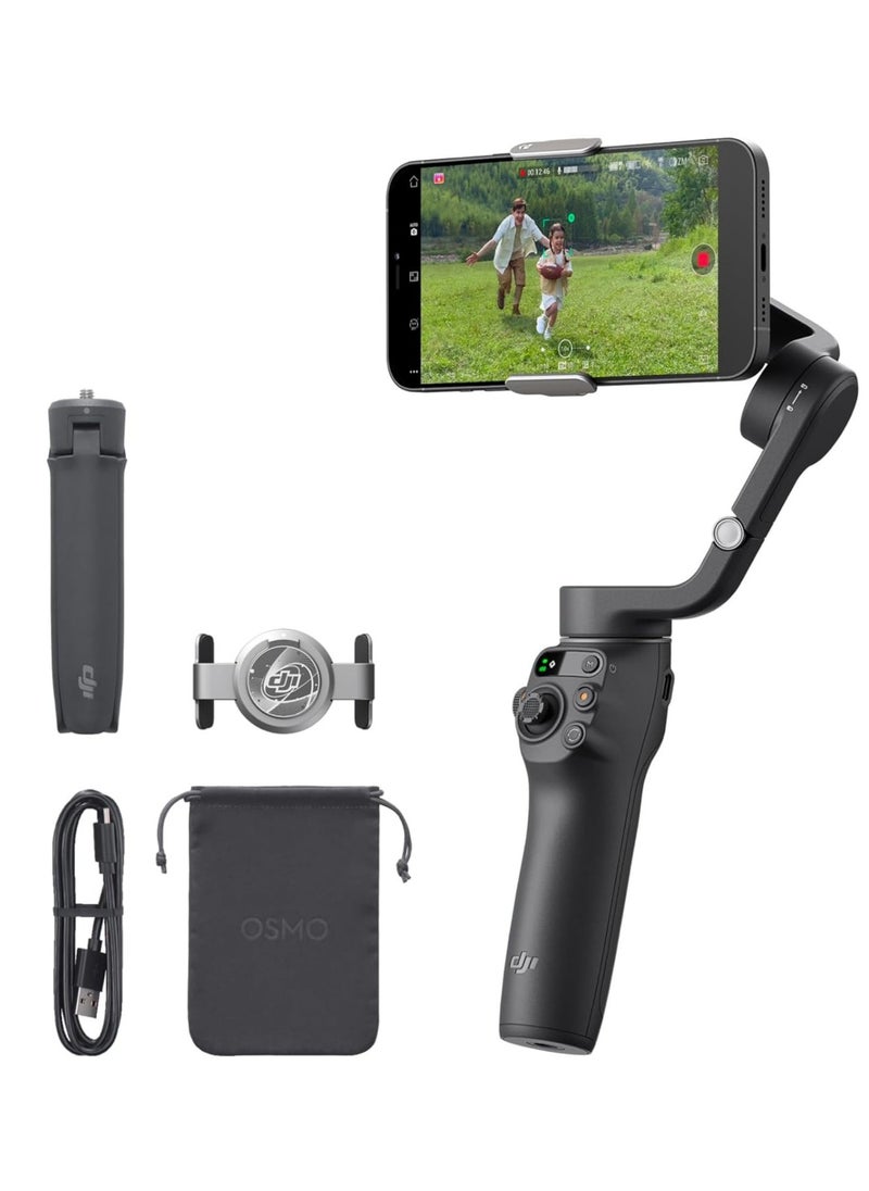 DJI OSMO Mobile 6 Smartphone Gimbal Stabilizer, 3-Axis Phone Gimbal, Built-in Extension Rod, Portable and Foldable Gimbal