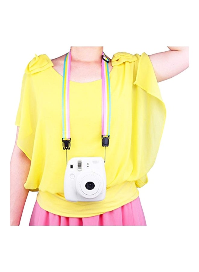 Camera Neck Shoulder Strap Belt For Fujifilm Instax Mini 9/8/ 90/8+/ 7s/ Square SQ10 Pink/White/Black