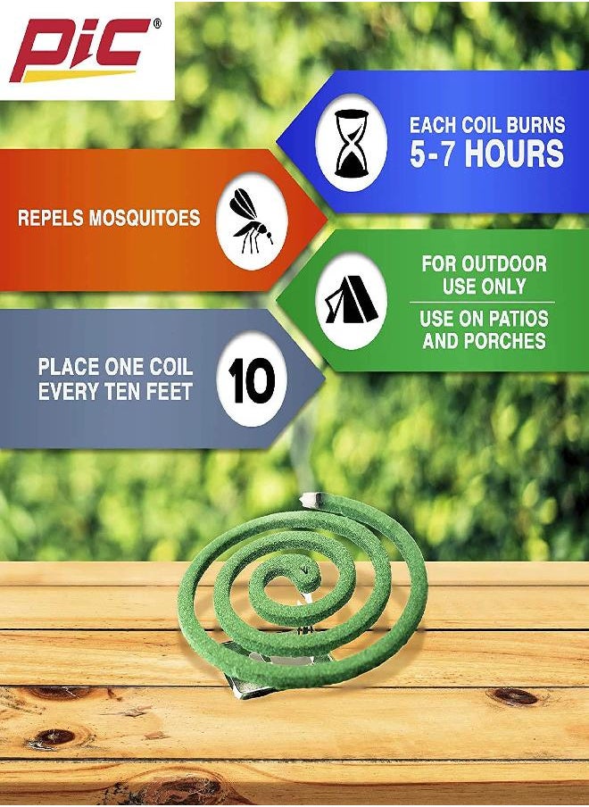 PIC C-4-12 Mosquito Repellent Coils (4 Pack), Brown/A