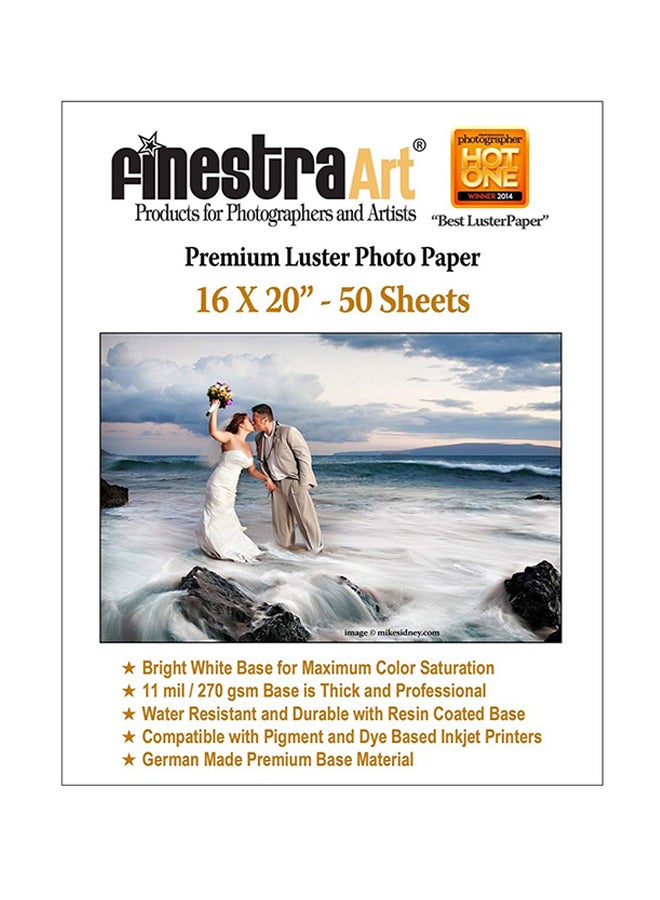 Premium Luster Photo Paper