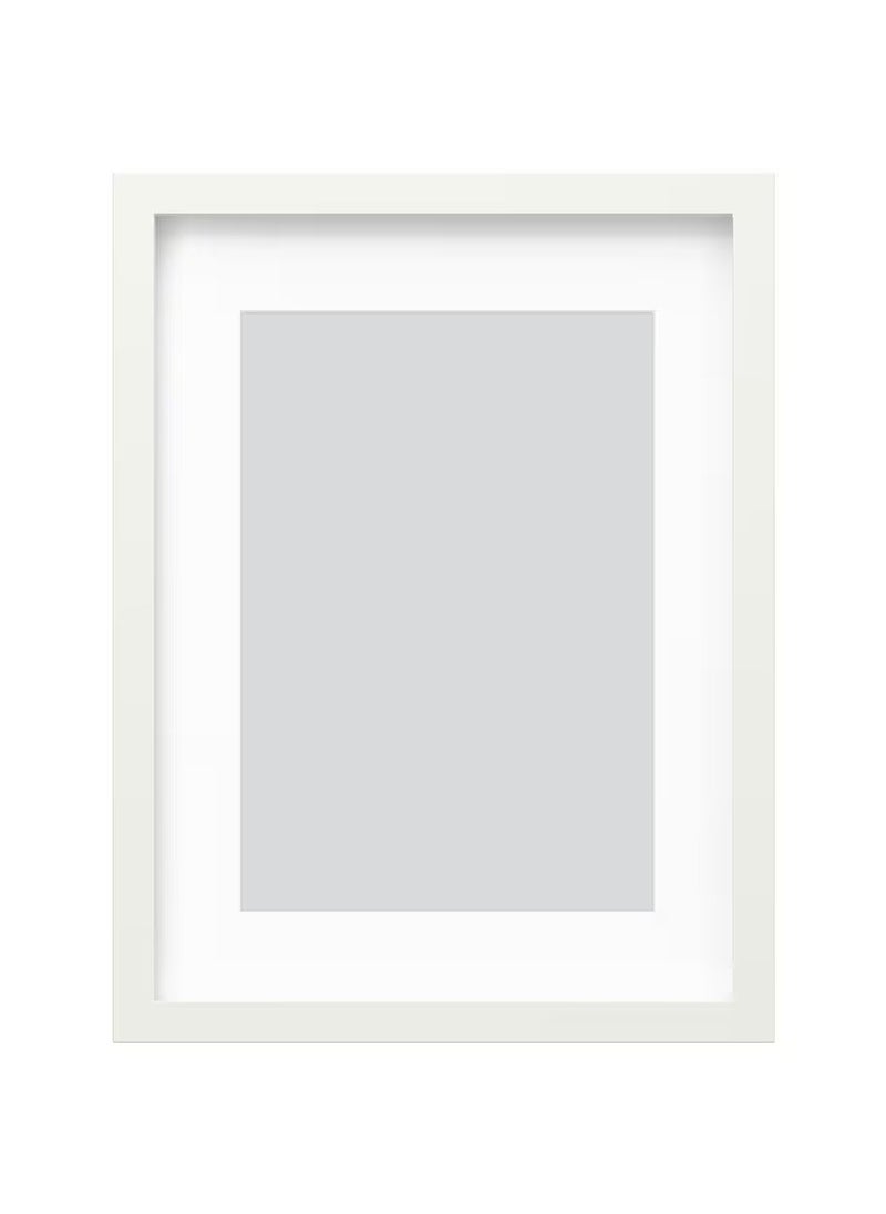 Picture Frame White Plastic & Fibreboard 30x40 cm