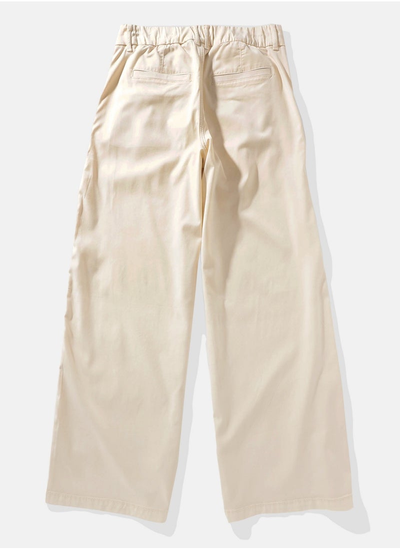 AE Stretch Super High-Waisted Baggy Wide-Leg Trouser