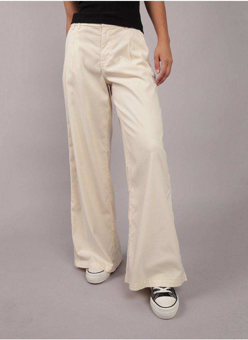 AE Stretch Super High-Waisted Baggy Wide-Leg Trouser