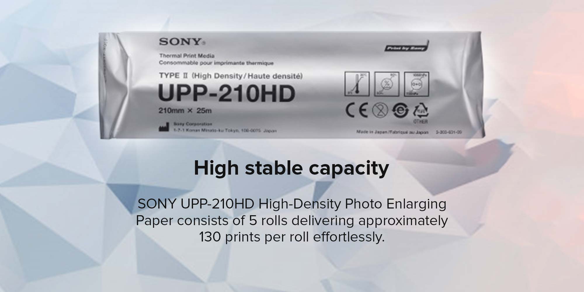 UPP-210HD High-Density Photo Enlarging Paper White