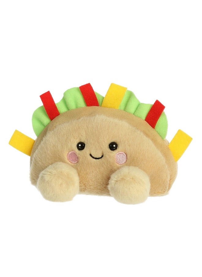 ® Adorable Palm Pals™ Fiesta Taco™ Stuffed Animal - Pocket-Sized Play - Collectable Fun - Brown 5 Inches