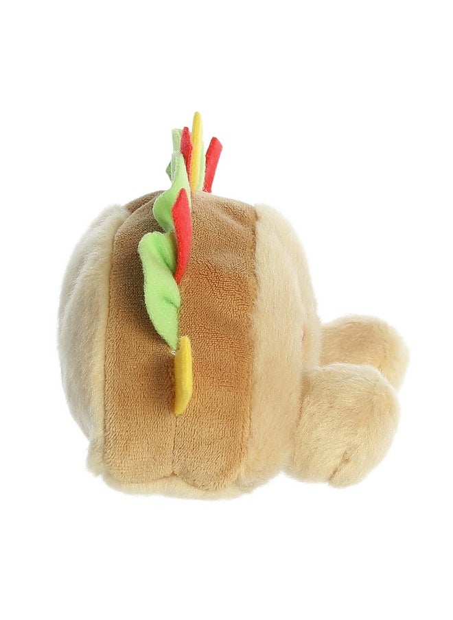 ® Adorable Palm Pals™ Fiesta Taco™ Stuffed Animal - Pocket-Sized Play - Collectable Fun - Brown 5 Inches