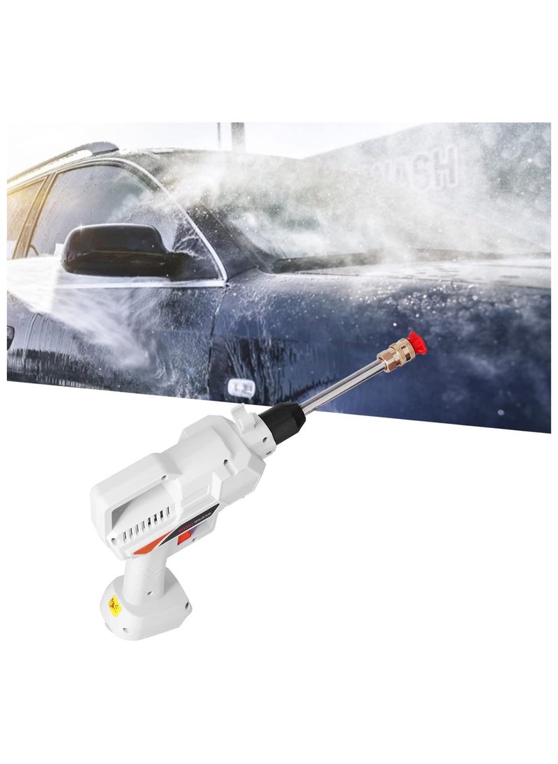 DOUBLE BULL Cordless Portable Pressure Washer Gun Electric High Pressure Cleaner 650W 55Bar Handheld Power Washer Gun for Outdoor Use for Cleaning Car