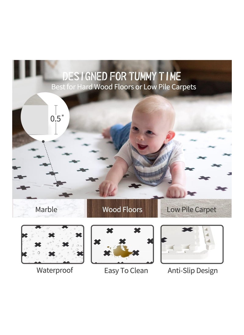 Stylish Extra Large Baby Play Mat 6 Ft X 4 Ft