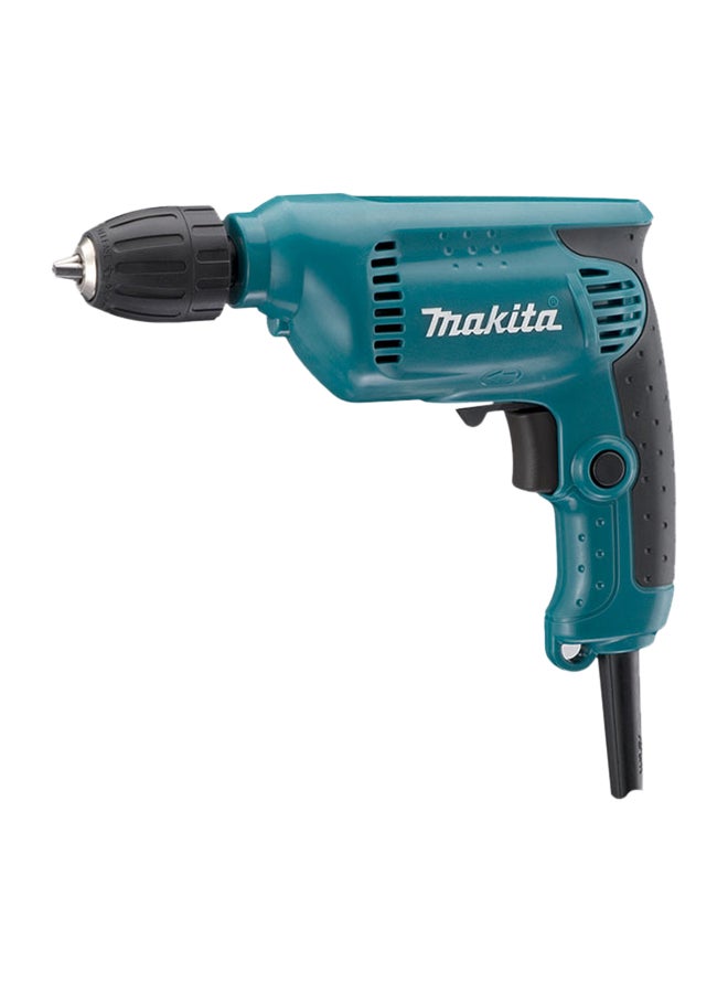 Electric Drill With Keyless Chuck Blue/Black ‎13.78x7.87x5.91inch