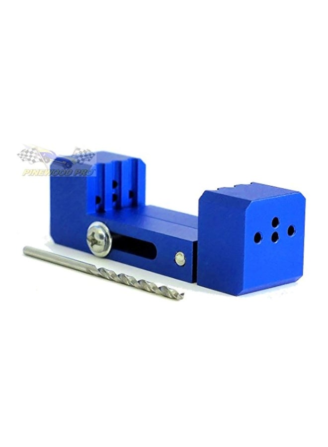 Straight Axle Drilling Holes Tool Blue 3 x 1 x 1inch