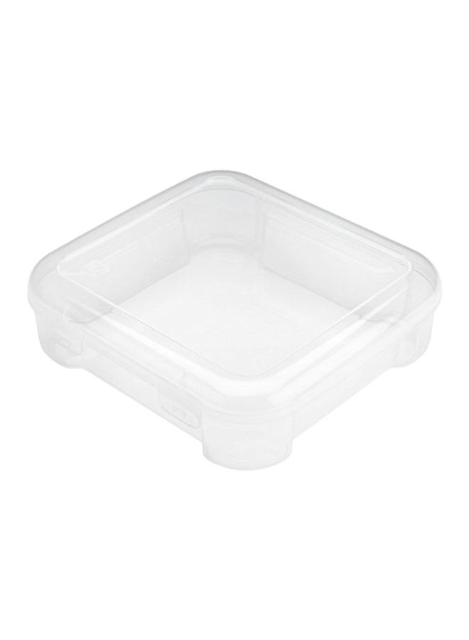 8-Piece Portable Project Case Clear 7.7x8.2x2.5inch