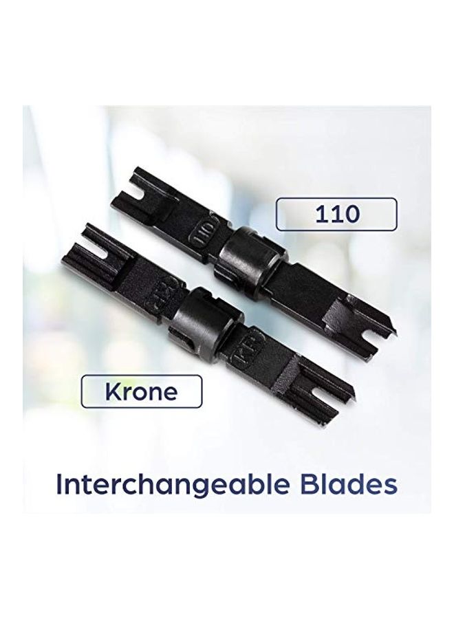 2-Piece Punch Down Tools Black