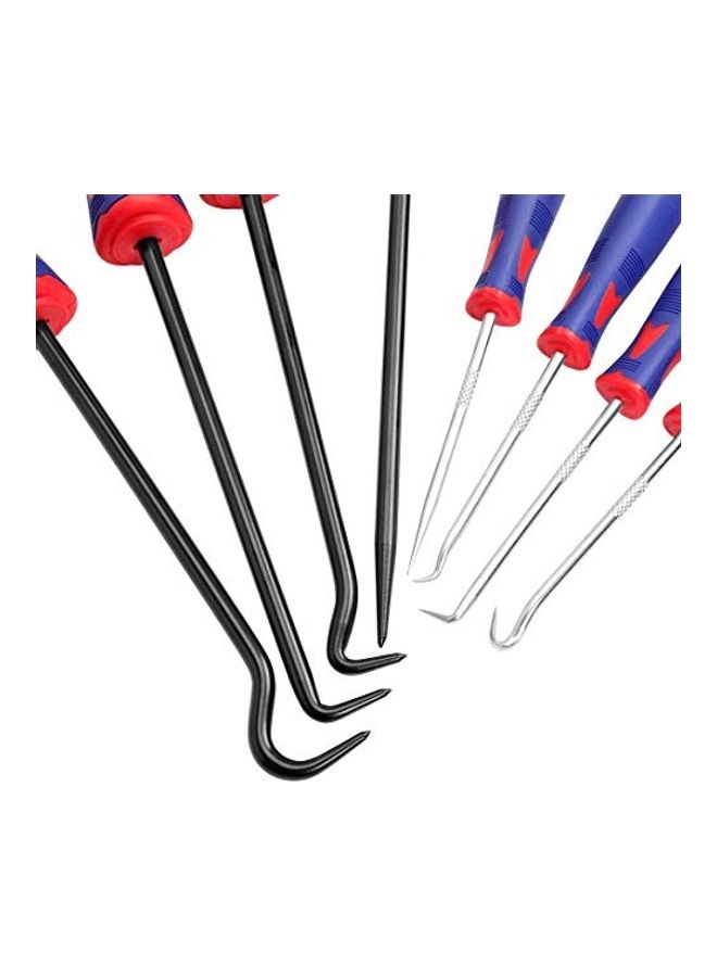 9-Piece Precision Hooks With Scraper Multicolour