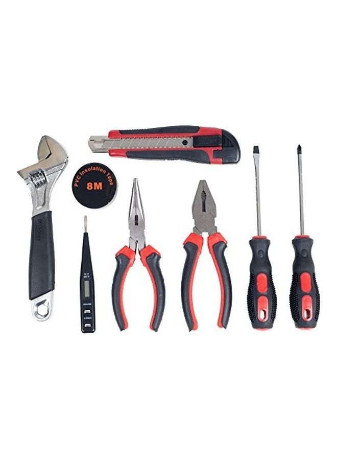 9-Piece Household Hand Tool Set Multicolour