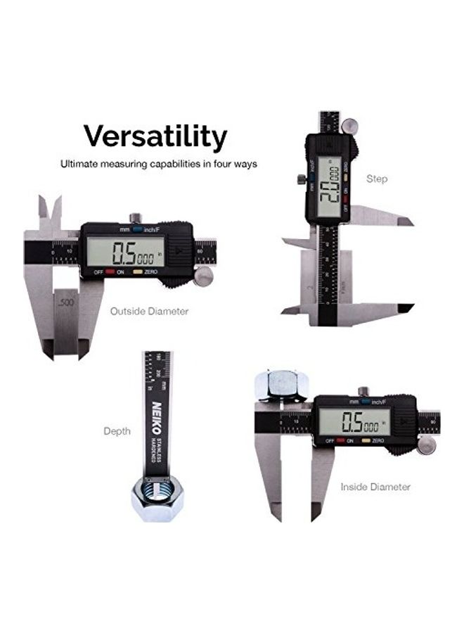 Digital Caliper Silver/Black