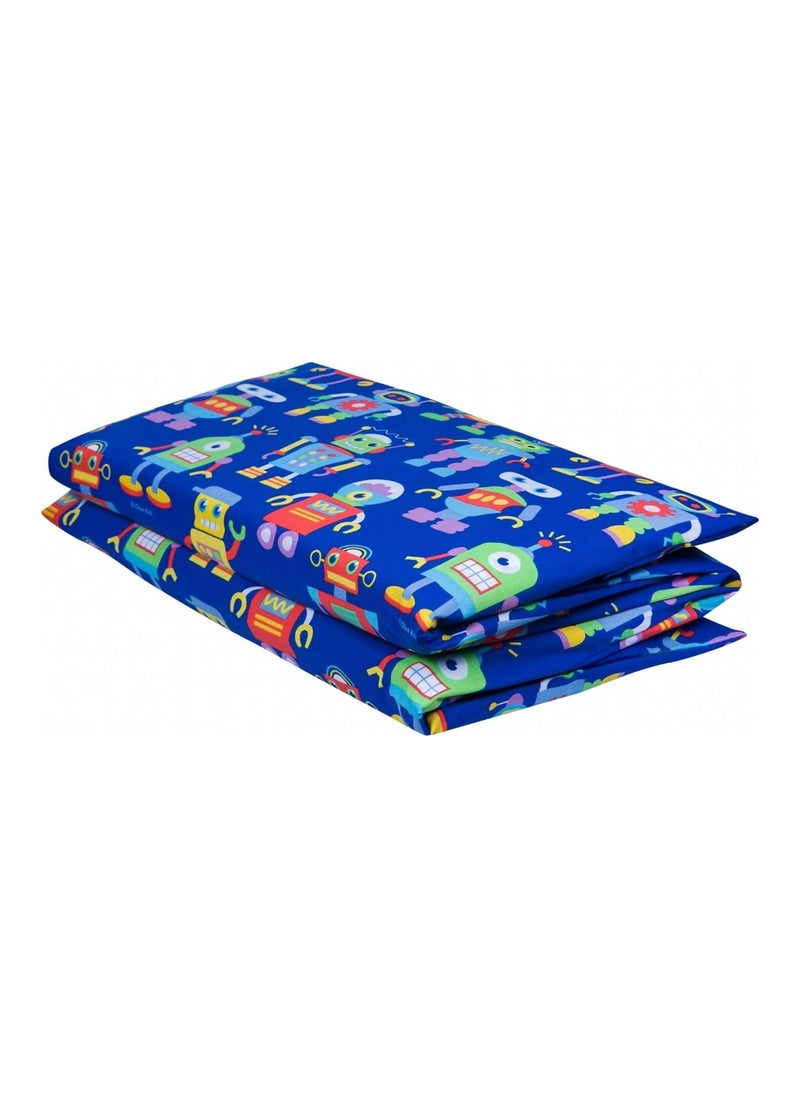 100% Cotton Kids Nap Mat Cover And Girls Sewn In Flap Pillowcase Design Rest Mat Cover Fits Our Vinyl Nap