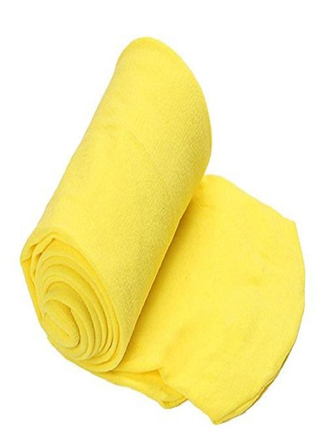 CHUNG Girls Light Weight High Stretchy Footed Legging Lights Students Ballet Bottom, Yellow, 2-3Y