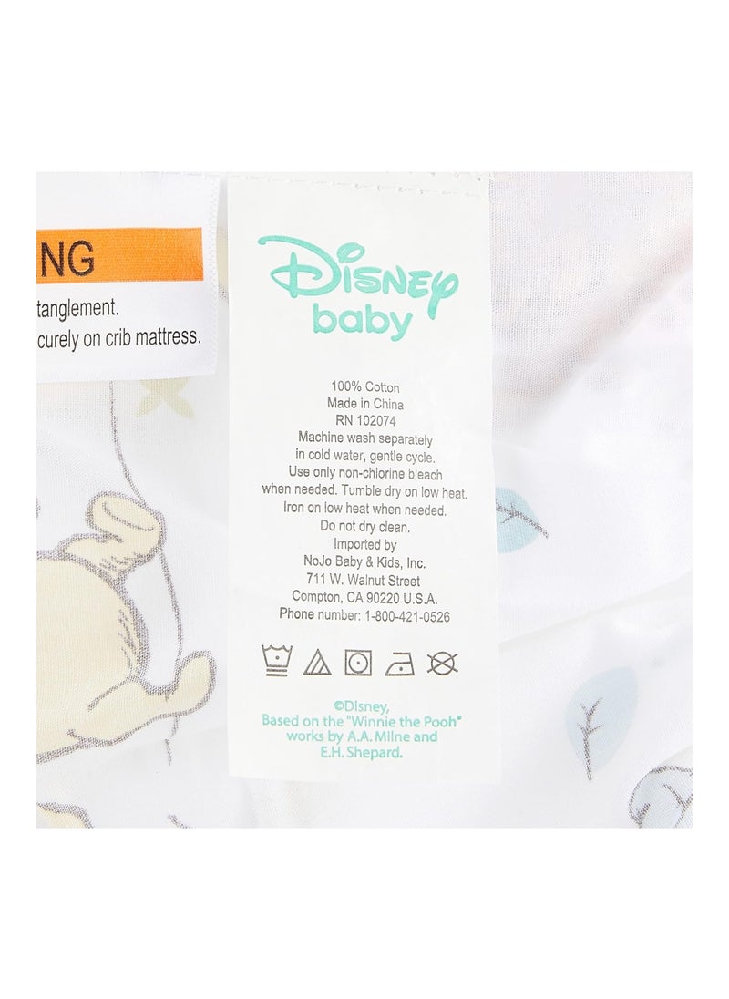 Winnie The Pooh Classic Pooh Cotton Fitted Crib Sheet