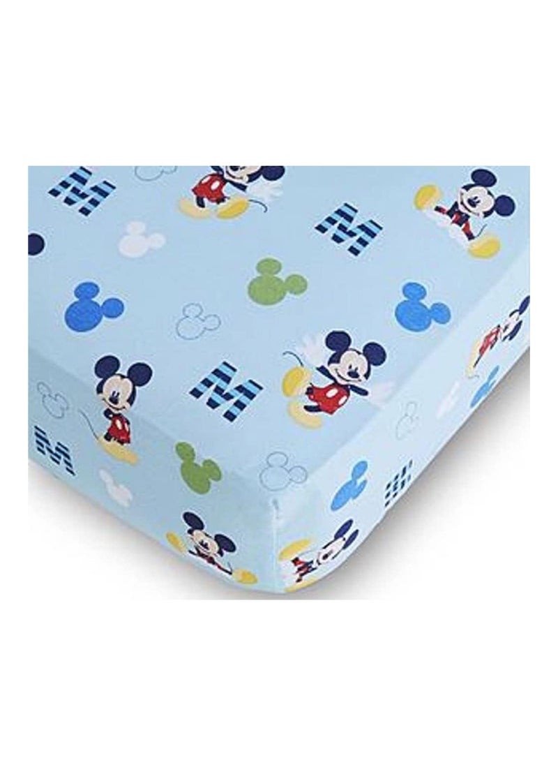 Mickey Mouse Fitted Crib Sheet