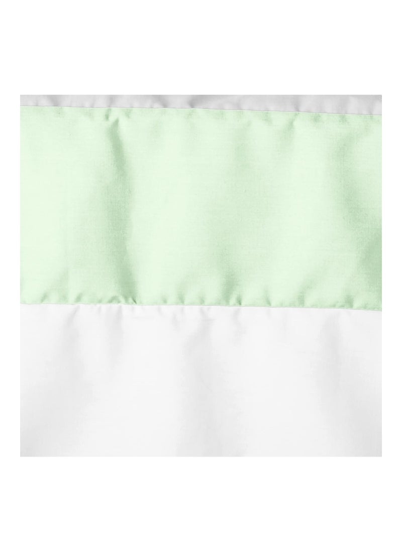 Sweet Lodge Collection Crib Skirt/Dust Ruffle In Mint