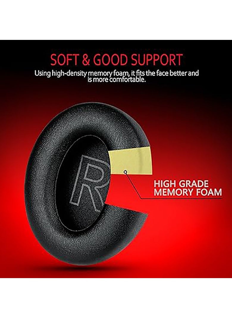 Replacement for Anker Soundcore Life Q20 Headphones, Ear Pads with High-Density Noise Isolation Foam - Black