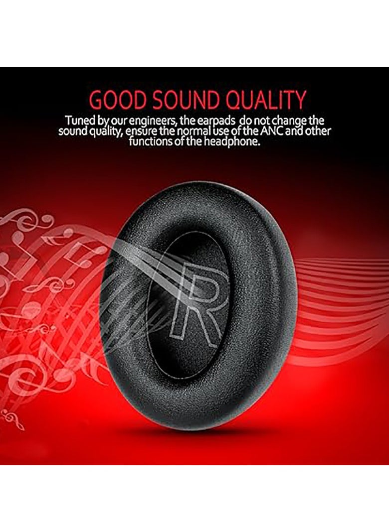 Replacement for Anker Soundcore Life Q20 Headphones, Ear Pads with High-Density Noise Isolation Foam - Black