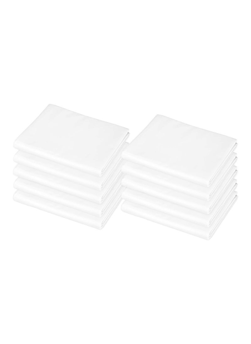 Pack Of 10 Standard Daycare Cot Sheets For Boys And Girls, white, 23