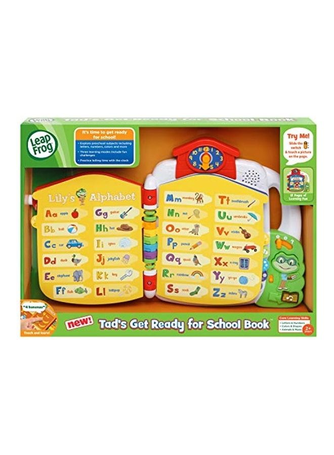 Tad's Get Ready For School Book 2.19 x 12.79 x 12.7inch