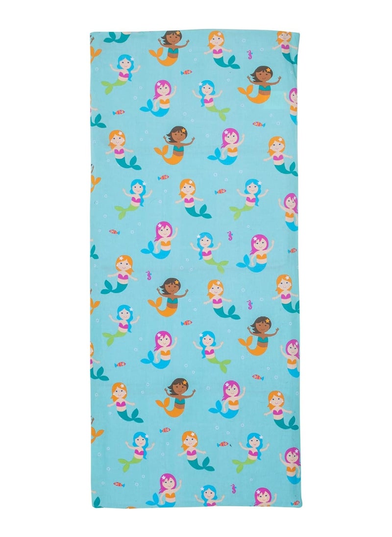 100% Cotton Kids Nap Mat Cover And Girls Sewn In Flap Pillowcase Design