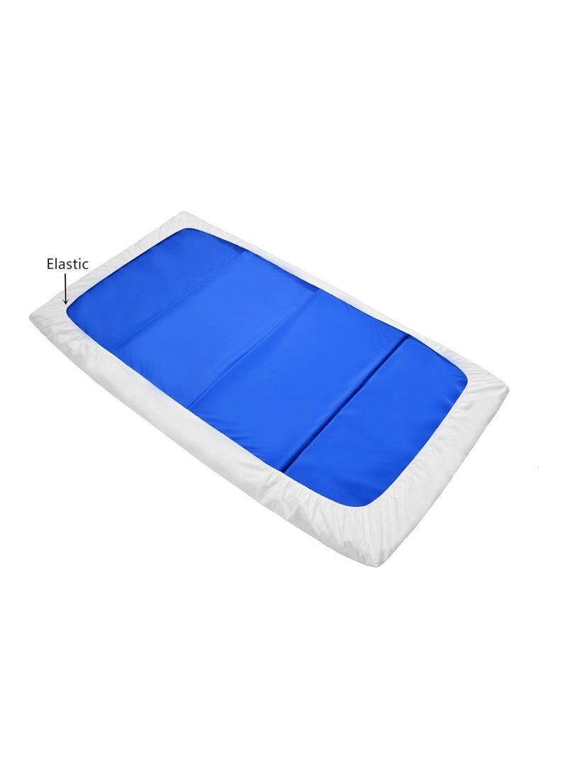 Cotton Polyester Blend Fitted With Elastic Corners Standard Daycare Pre School Nap Mat Sheet
