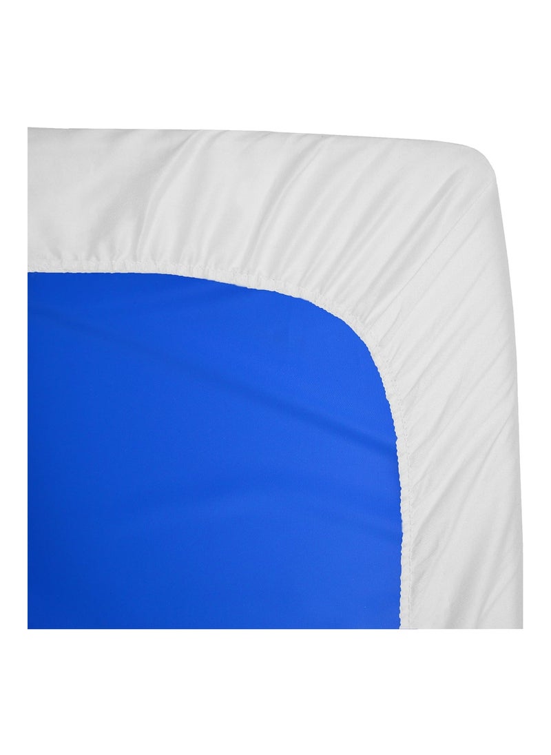 Cotton Polyester Blend Fitted With Elastic Corners Standard Daycare Pre School Nap Mat Sheet