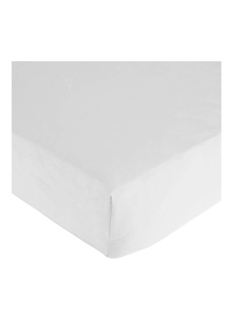 Cotton Polyester Blend Fitted With Elastic Corners Standard Daycare Pre School Nap Mat Sheet