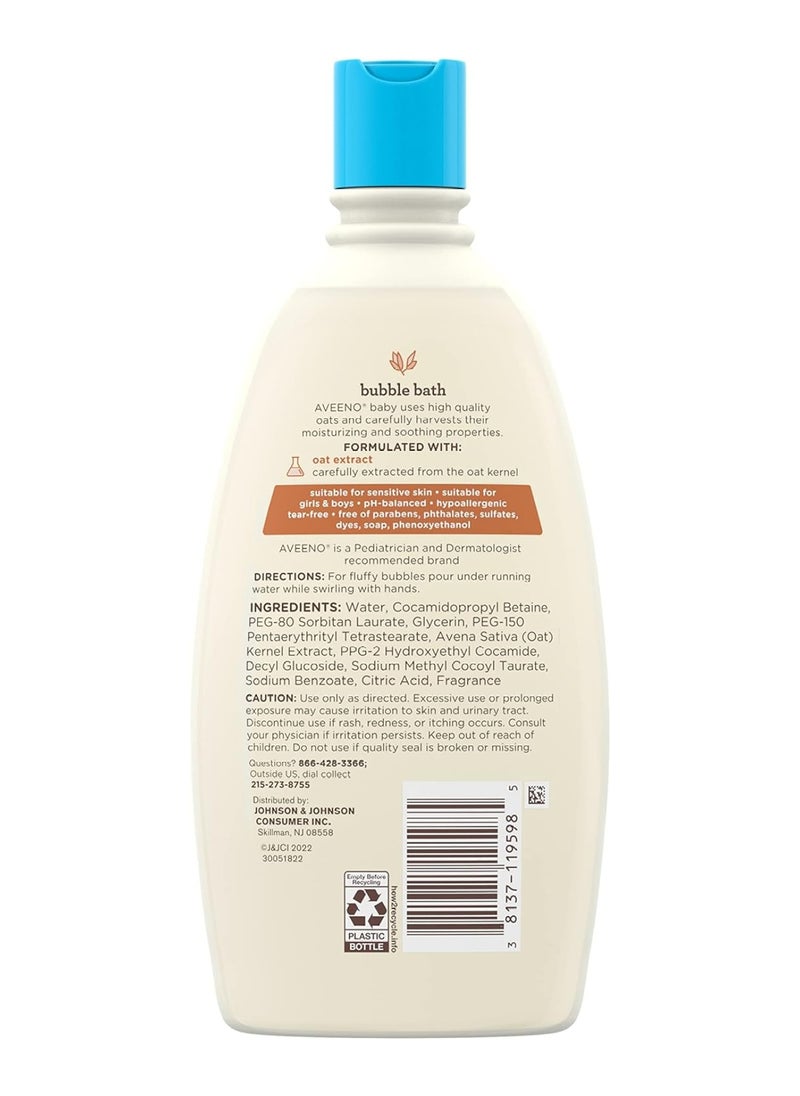 Sensitive Skin Bubble Bath With Oat Extract, 19.2 fl.Oz