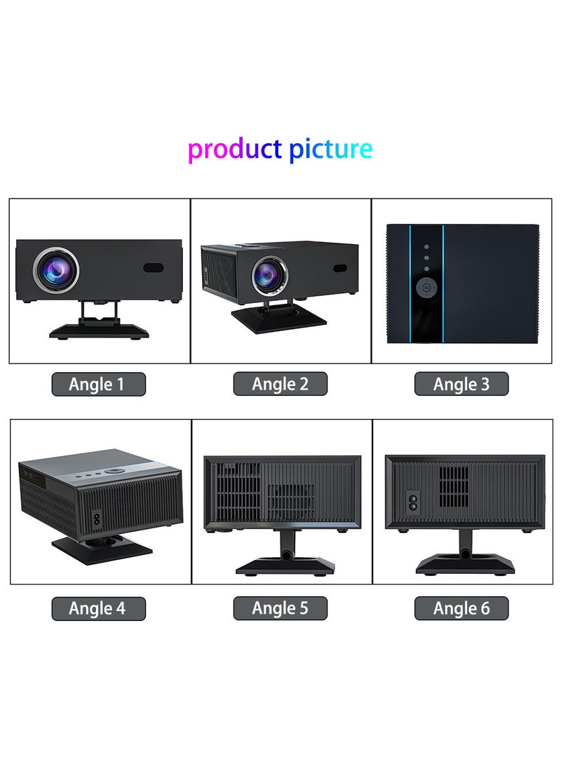 Classic Projector Multifunctional Projector X6 Full HD 1080P Auto Focus Auto Keystone Correction Intelligent Obstacle Avoidance Screen Automatic Alignment Multiple Compatible Interfaces Headset TV Box PC iPad Phone PS4 PS5 USB